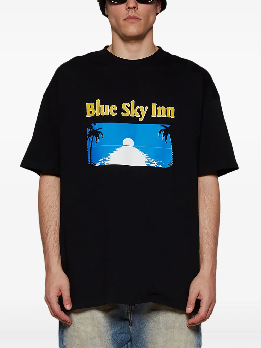BLUE SKY INN Postcard T-shirt