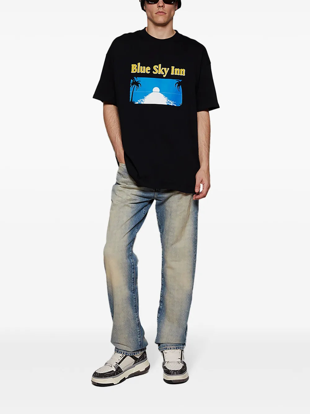 BLUE SKY INN Postcard T-shirt