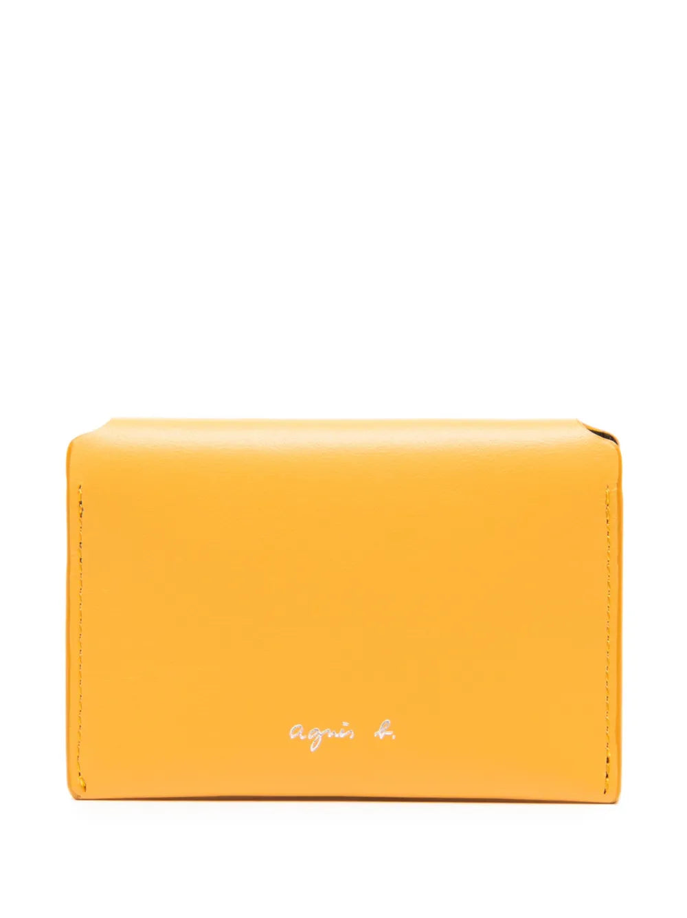 agnès b. leather card case