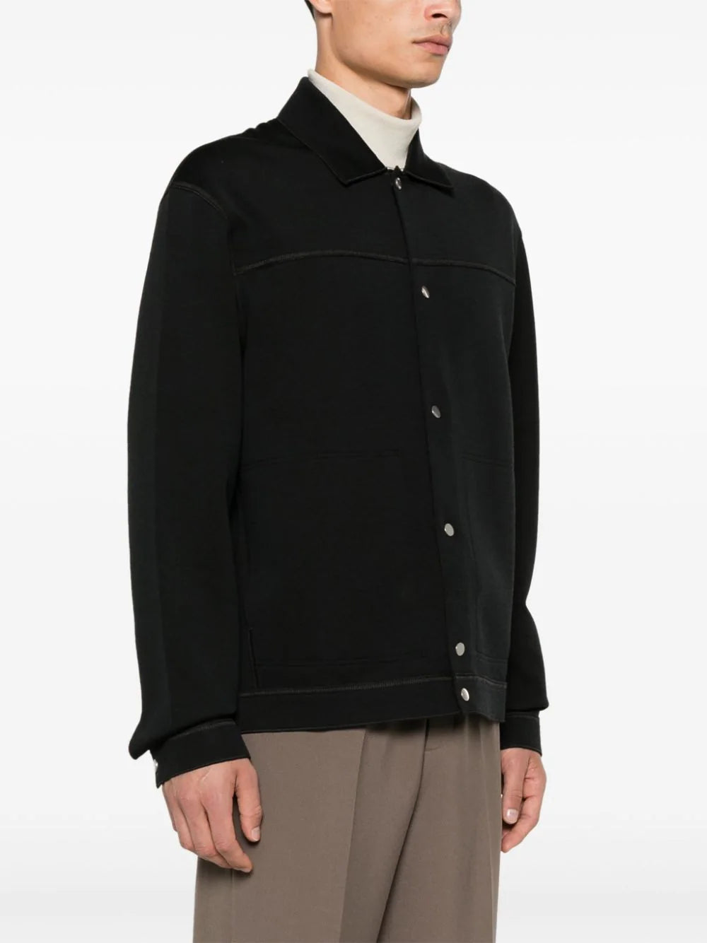 Zegna jersey shirt jacket