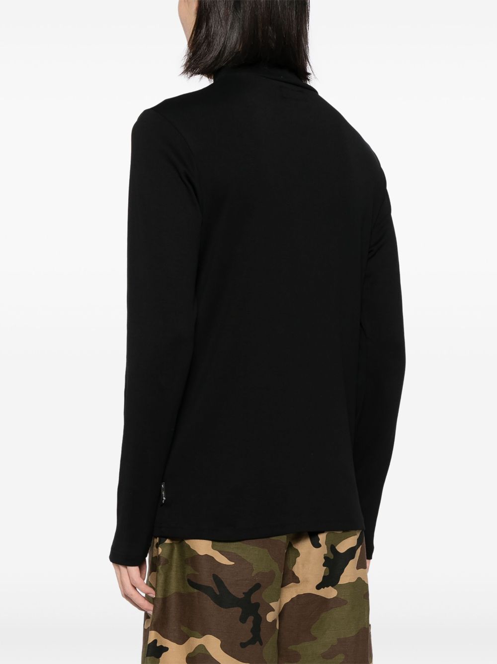 agnès b. High-collar Panama T-shirt