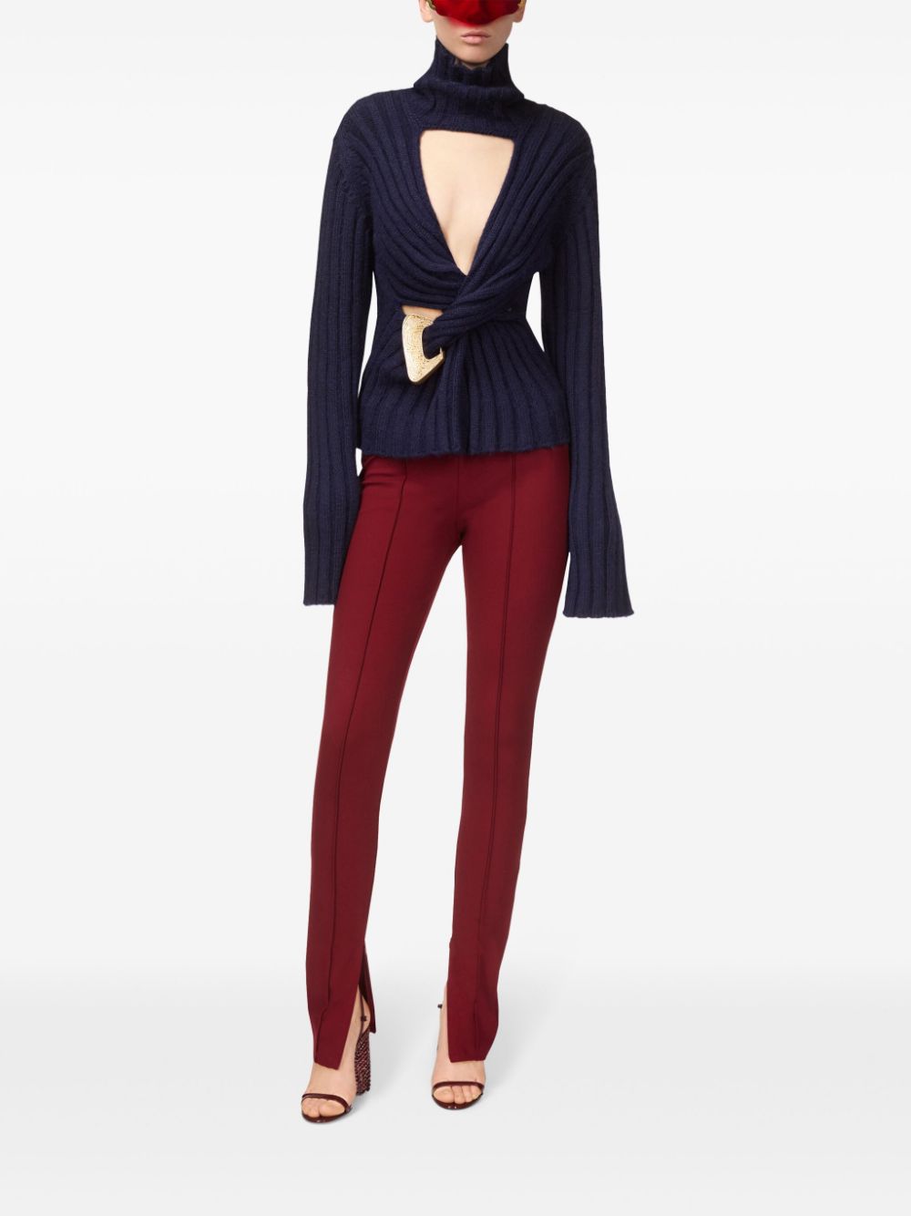 AREA high-neck sweater