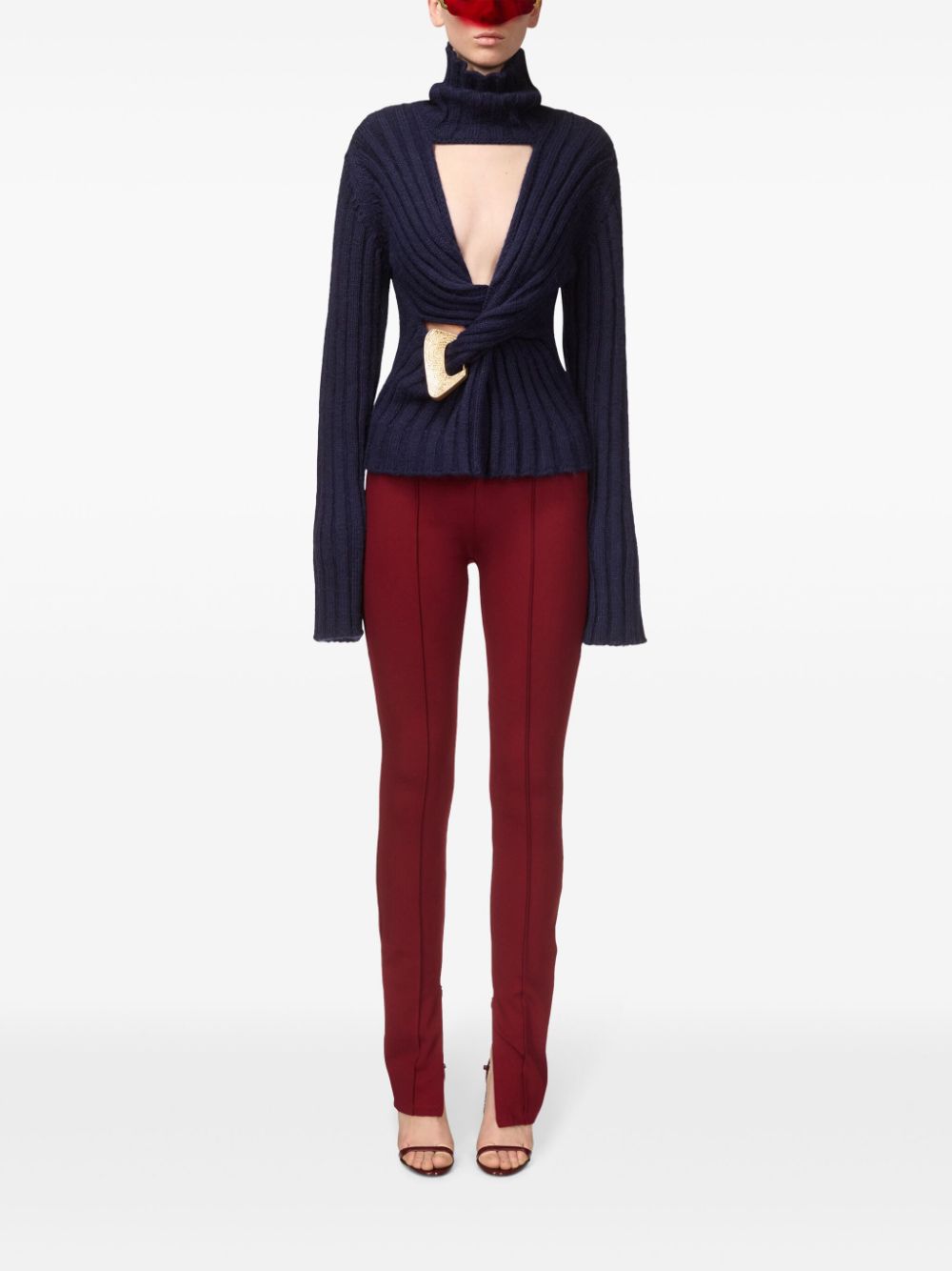 AREA high-neck sweater