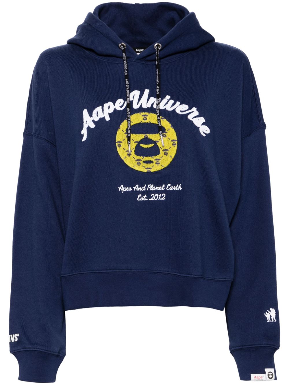 AAPE BY *A BATHING APE®  moonface logo hoodie