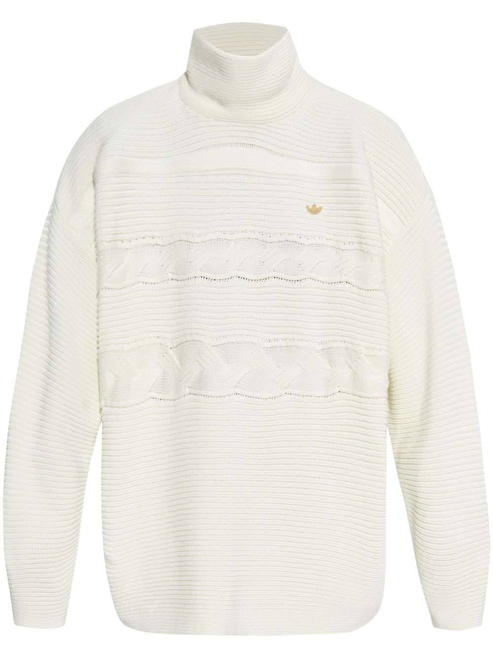 adidas  logo-embroidered jumper