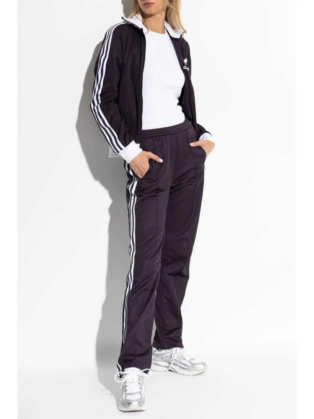 adidas logo-print track pants