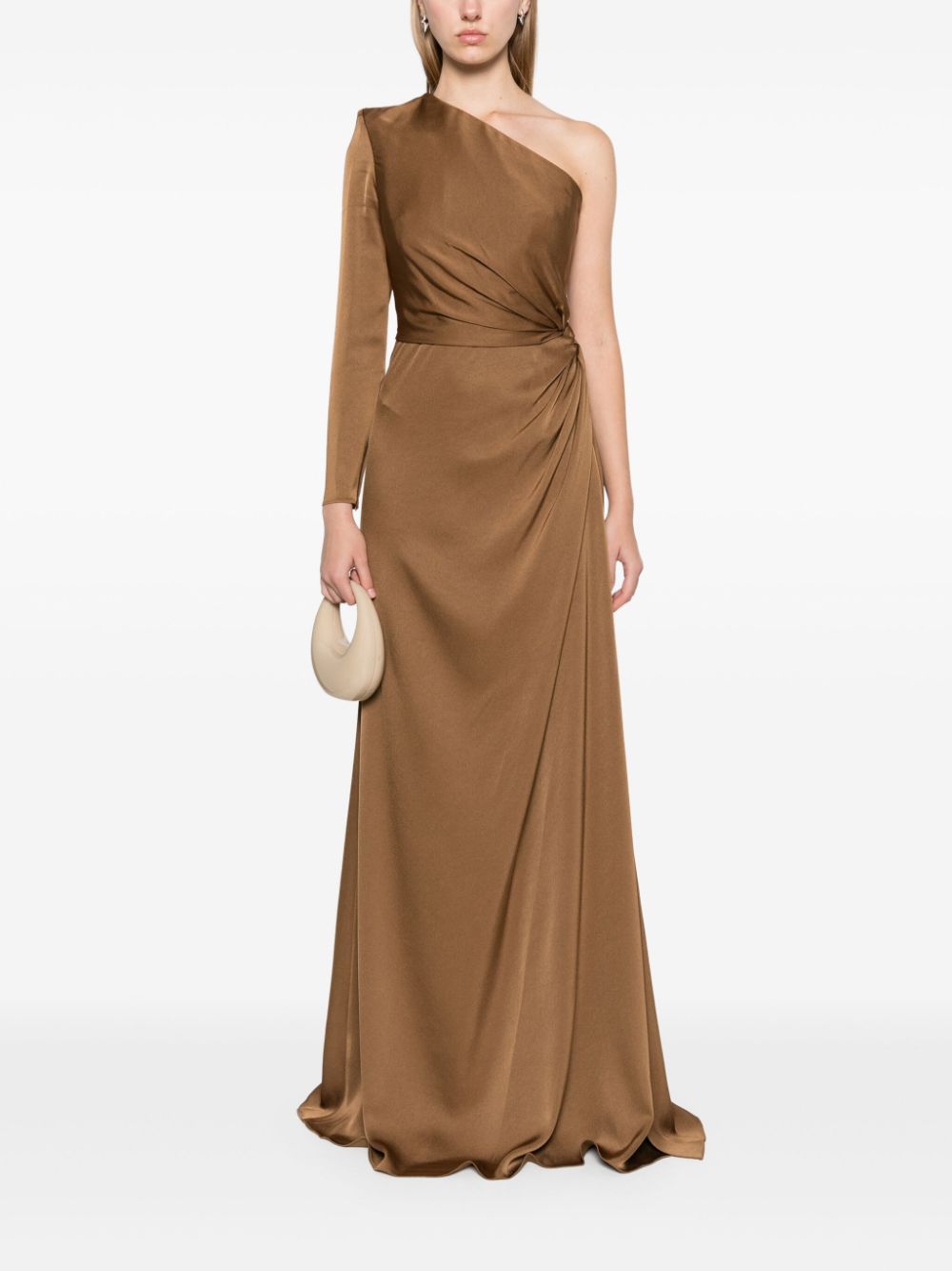 Alex Perry  twist-detail satin gown