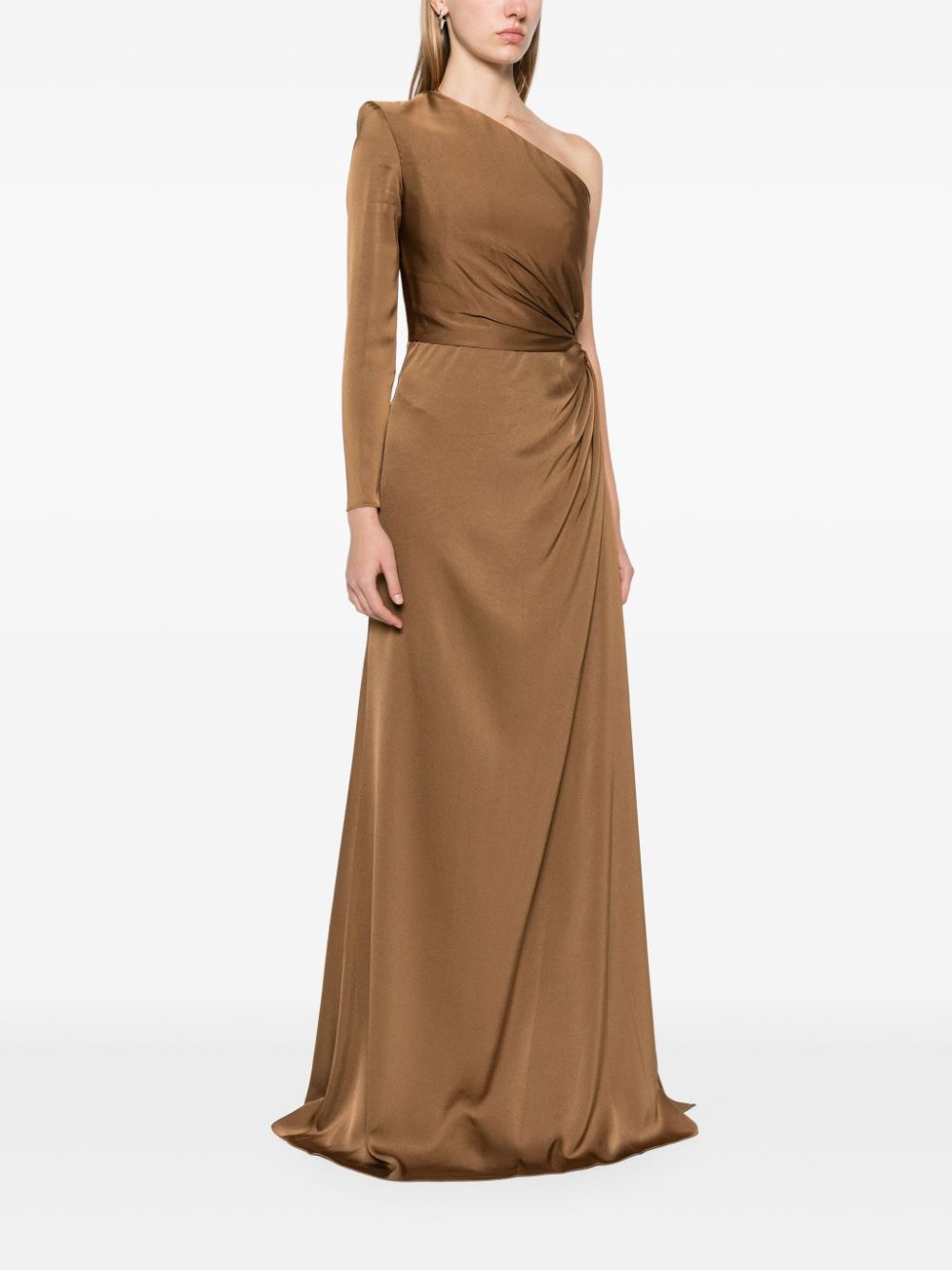 Alex Perry  twist-detail satin gown