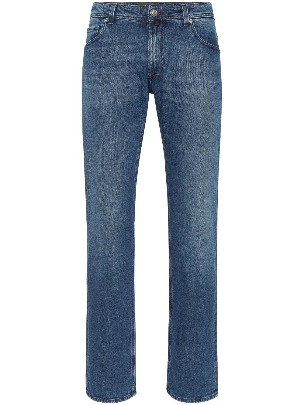 Billionaire  logo-patch jeans