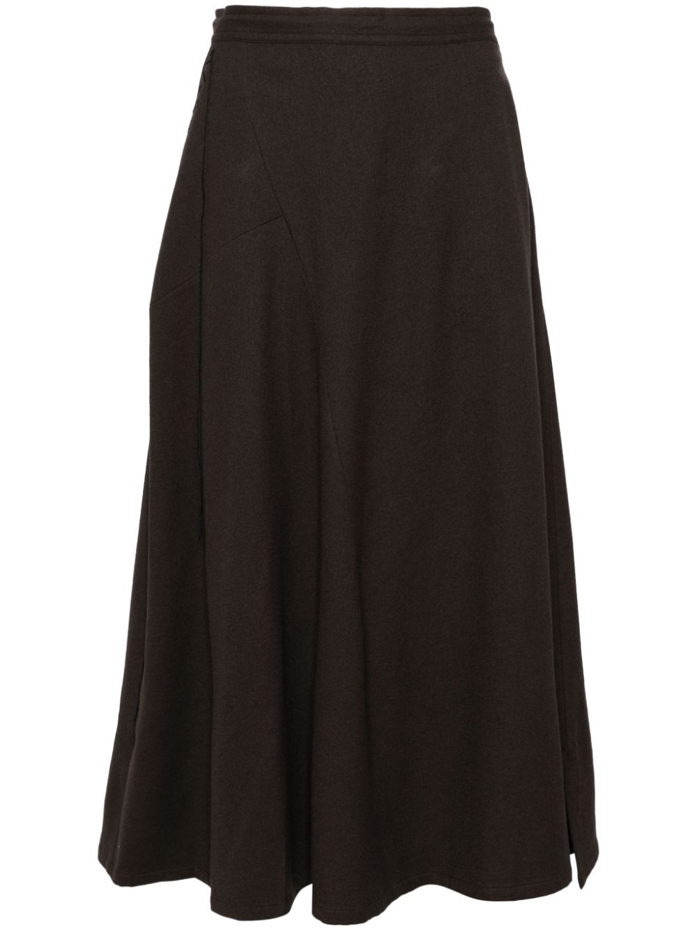 Y's  asymmetric flare skirt