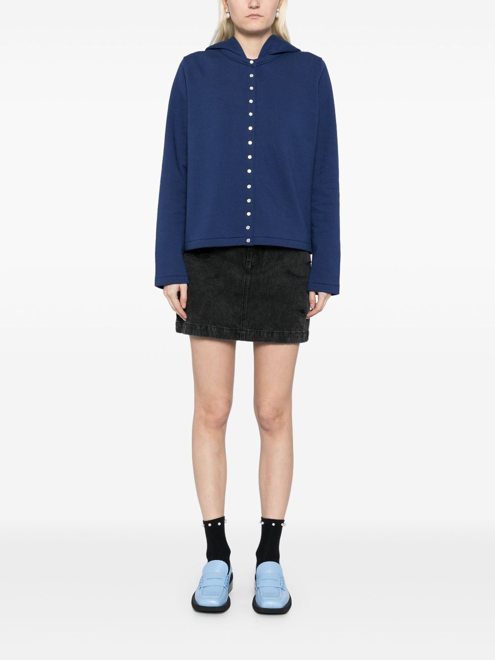 agnès b.  Snap hoodie
