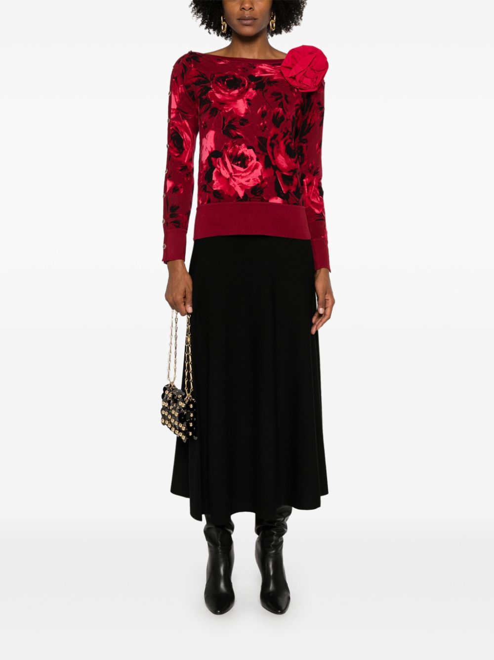 Blugirl Enchanted Roses sweater