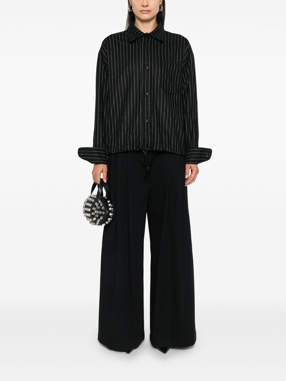 A Paper Kid  pinstripe shirt