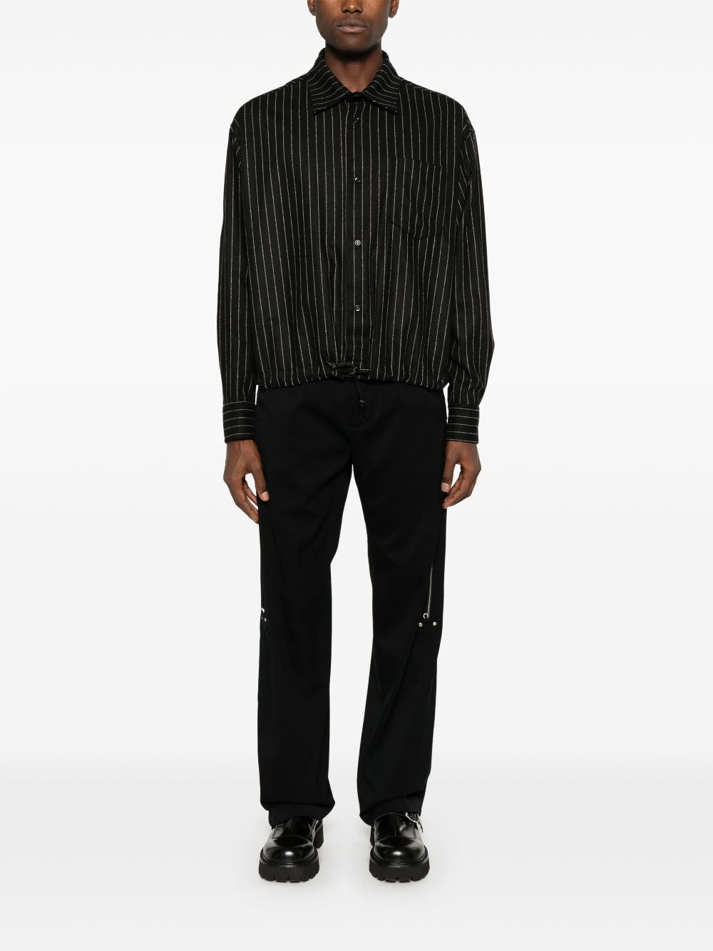 A Paper Kid  pinstripe shirt