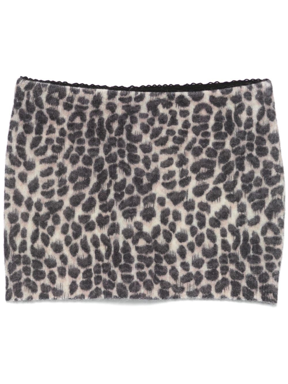 Blumarine  leopard-pattern mini skirt
