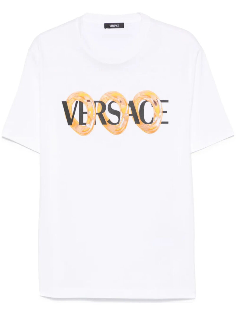 Versace  maxi chain logo T-shirt