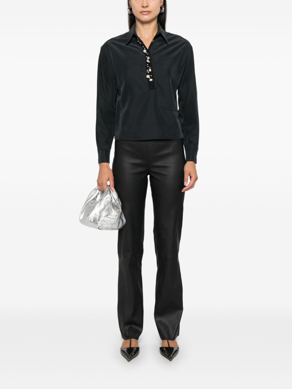 Alysi  leather trousers