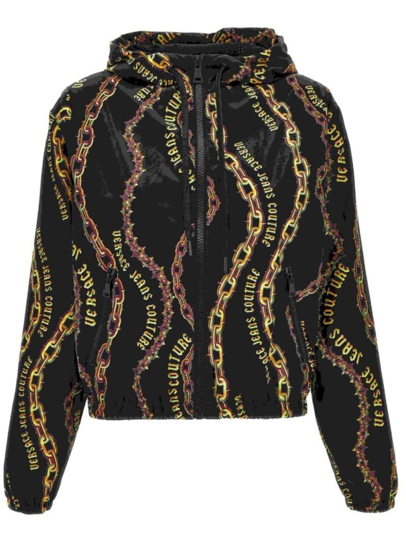 Versace Jeans Couture  Chain Couture zip hoodie