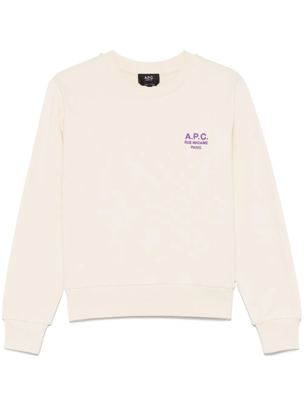 A.P.C.  logo-embroidered sweatshirt