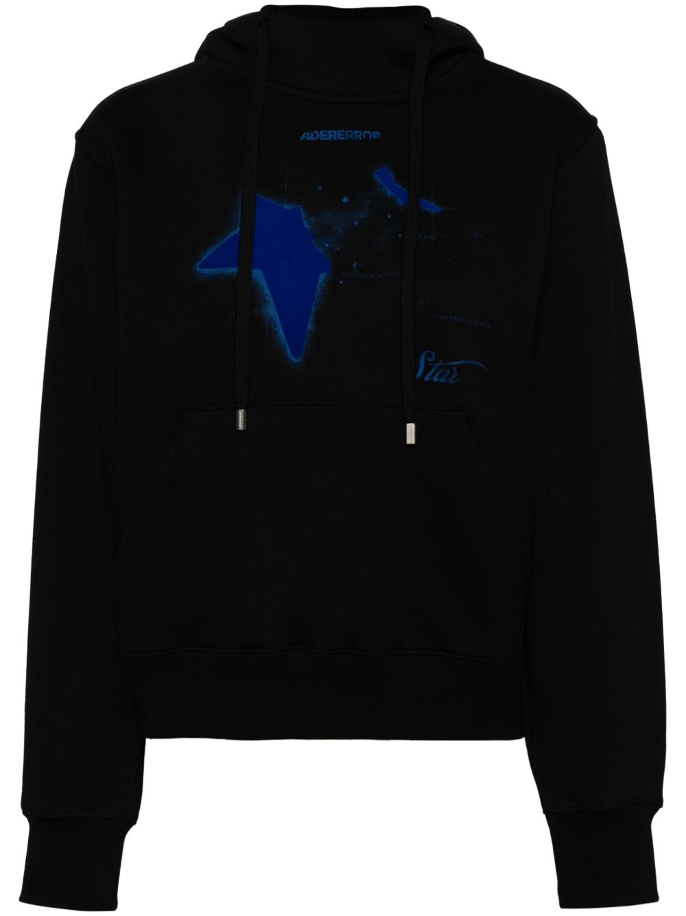 Ader Error  flocked artwork hoodie