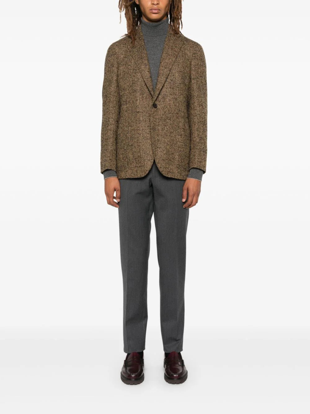 Bagnoli Sartoria Napoli  herringbone blazer