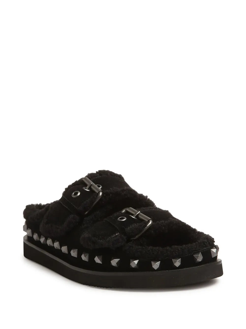 Ash buckled shearling sandals