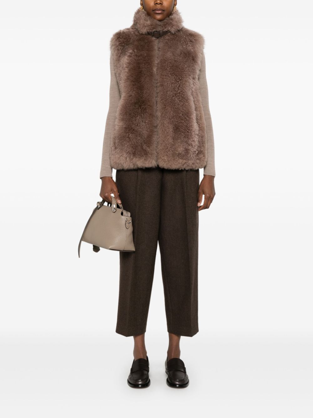 Brunello Cucinelli  shearling gilet