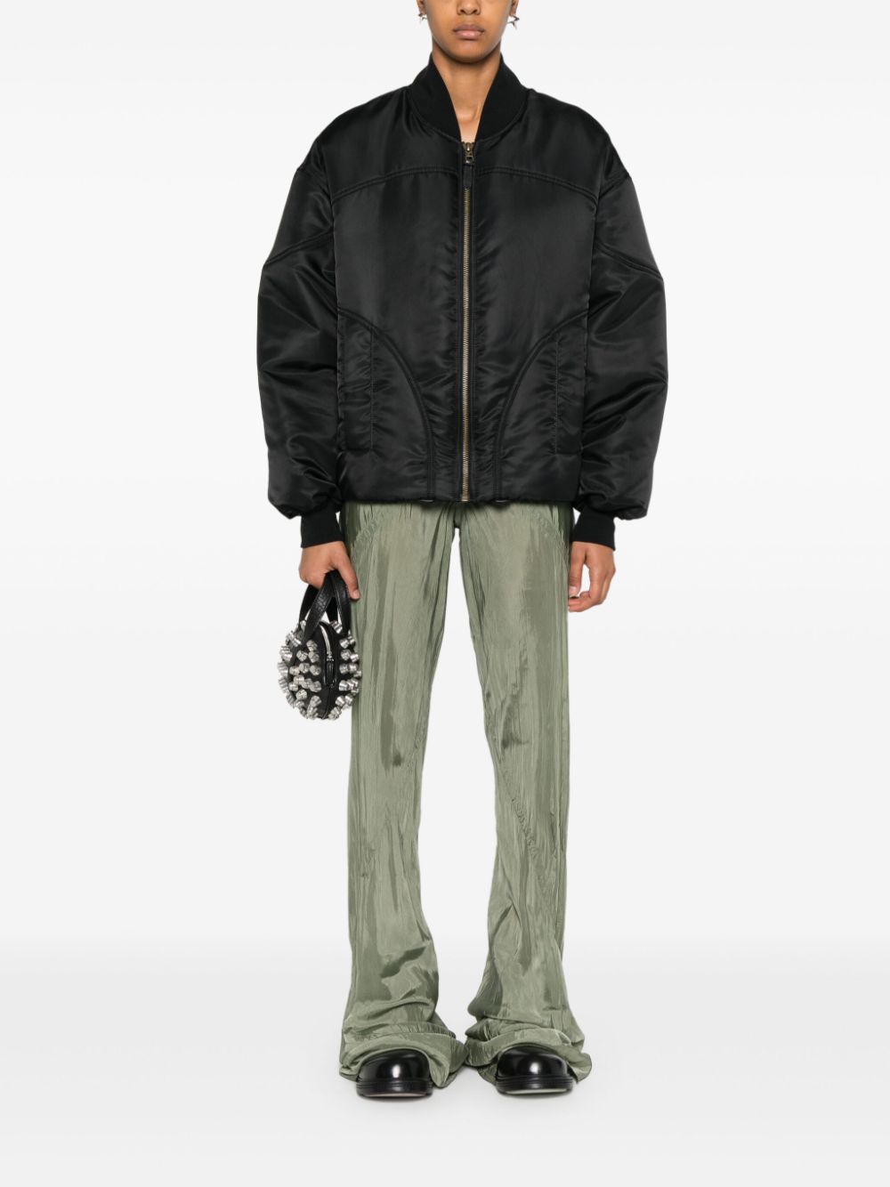 Bacon  padded bomber jacket