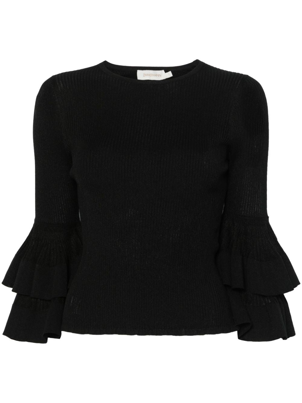 ZIMMERMANN  tiered ruffle top jumper