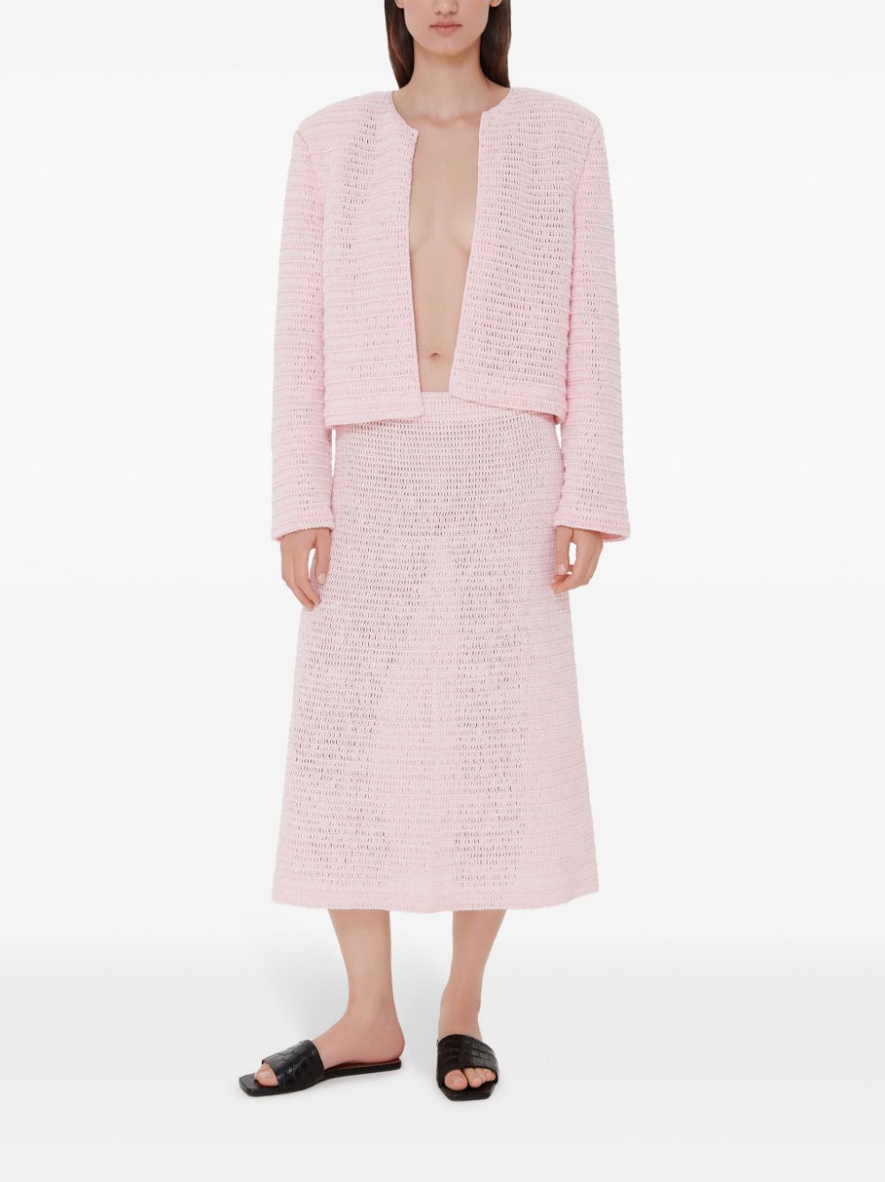 A.M.G.  linen knitted skirt