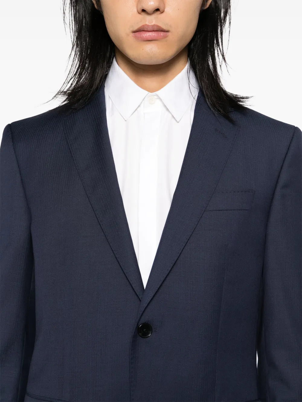 BOSS  striped single-breasted suit