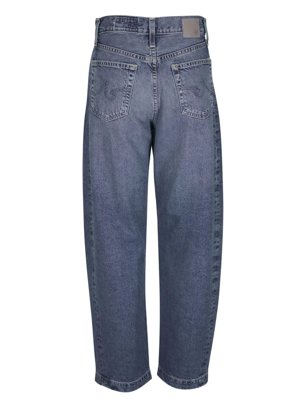 AG Jeans  logo-patch straight jeans