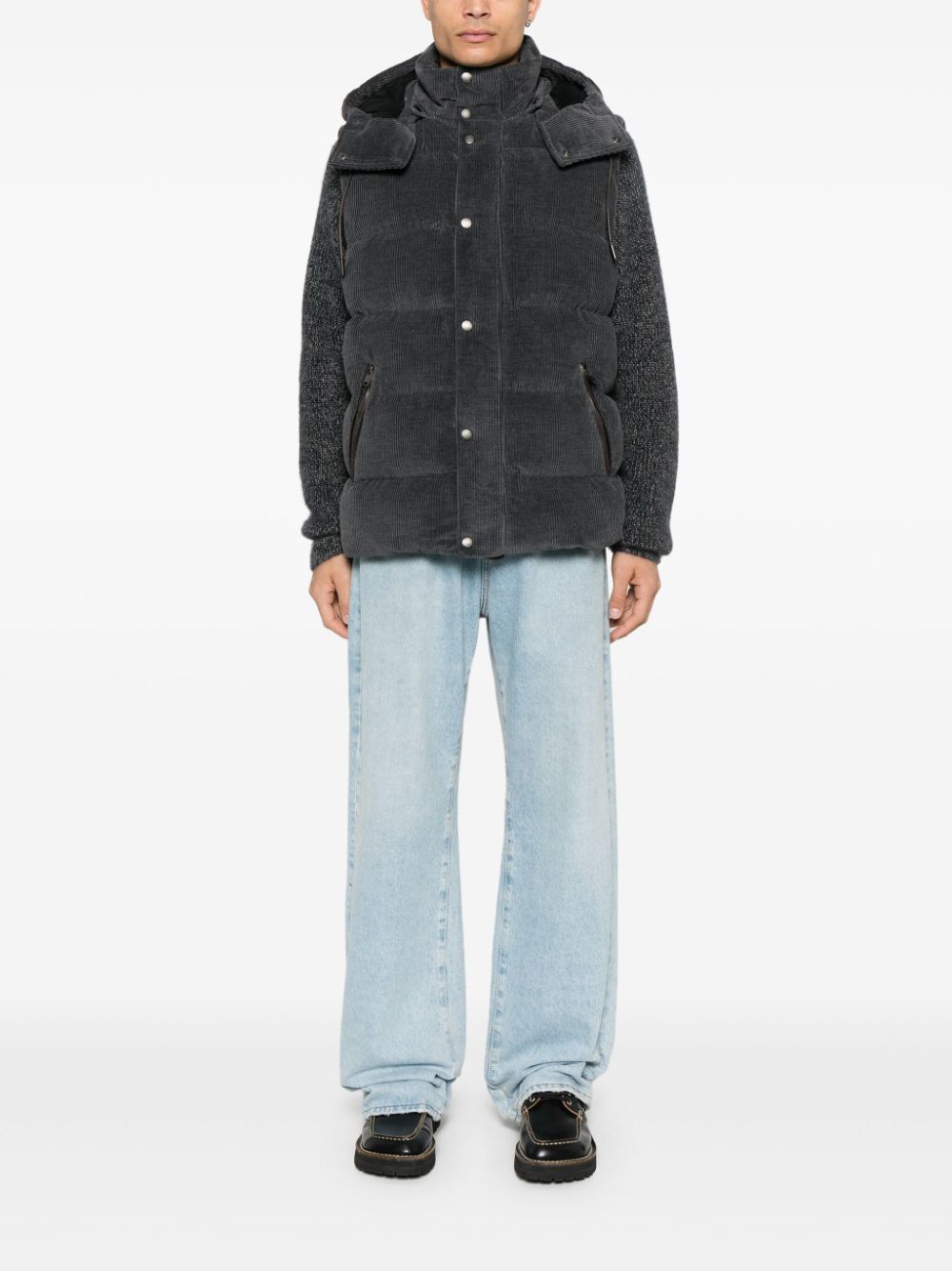 BOSS  quilted corduroy vest