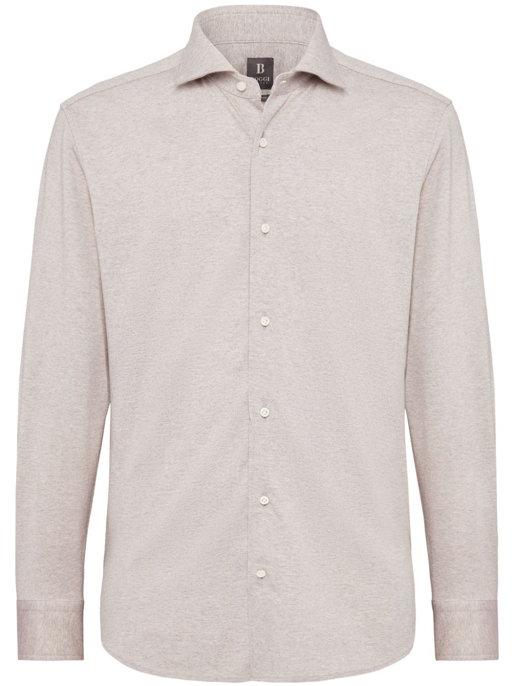 Boggi Milano  jersey-texture shirt
