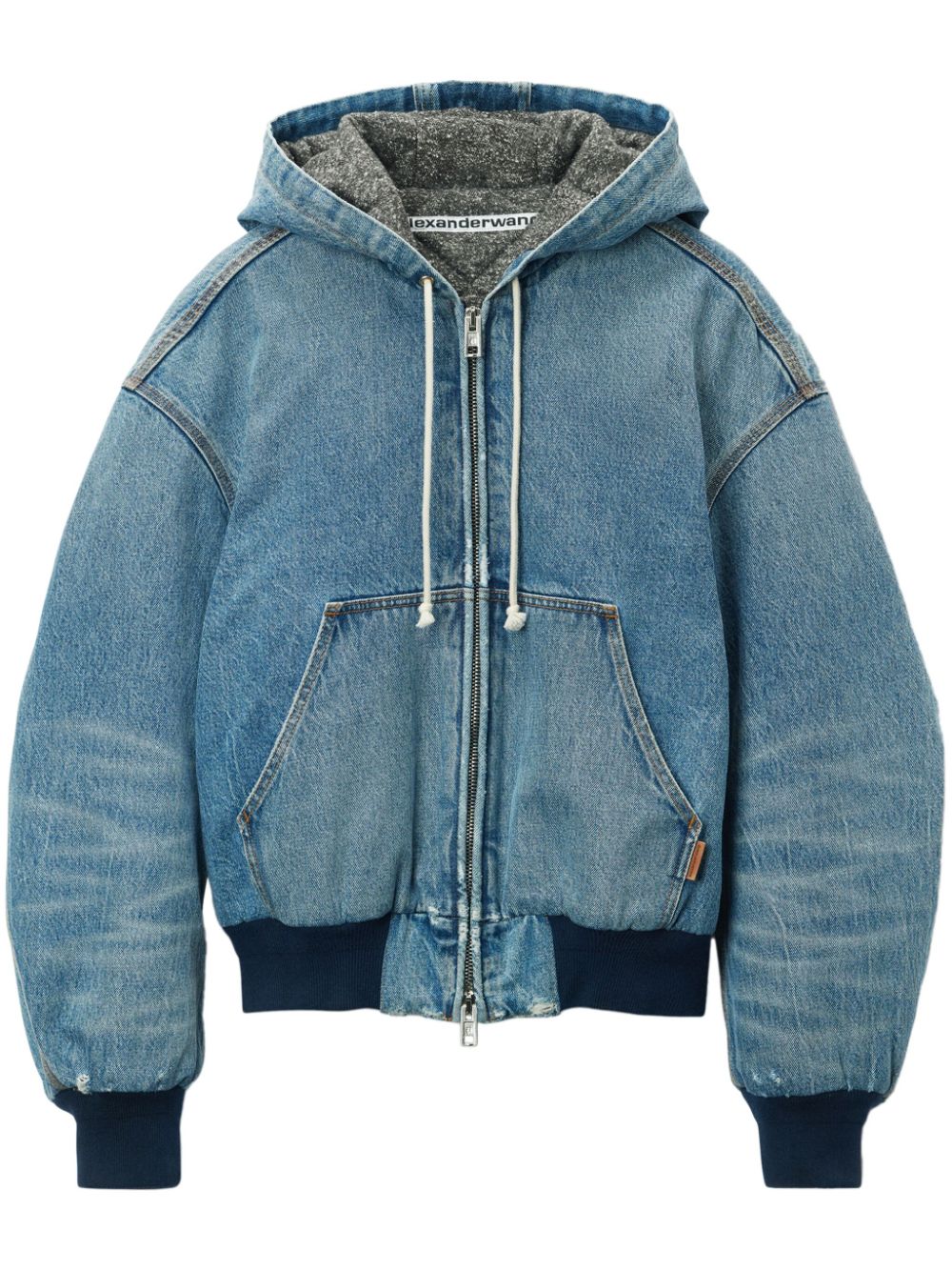 Alexander Wang  denim bomber jacket