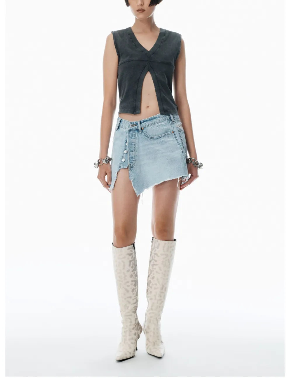 Alexander Wang  double V-neck tank top