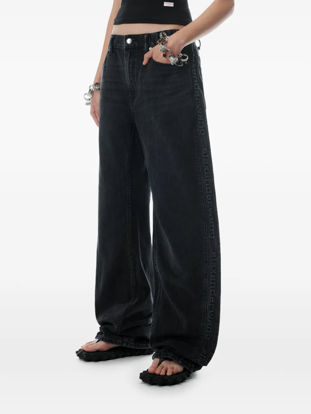 Alexander Wang wide-leg jeans