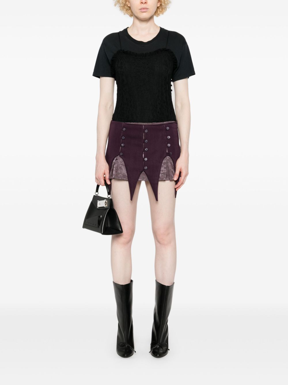 AVAVAV panel mini skirt