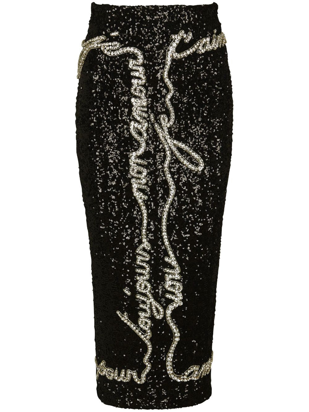 Balmain  sequin-embellished midi skirt