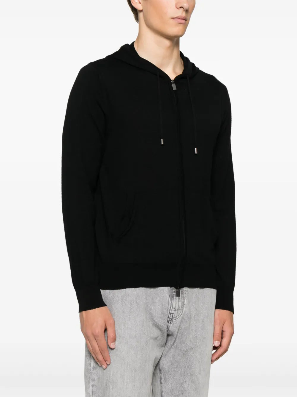 Canali zip-up hoodie
