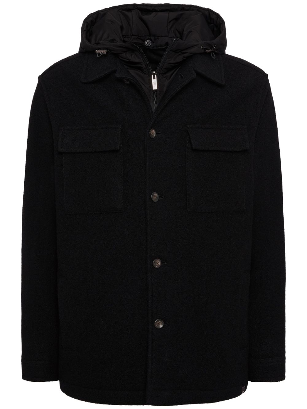 Boggi Milano  wool padded shirt jacket