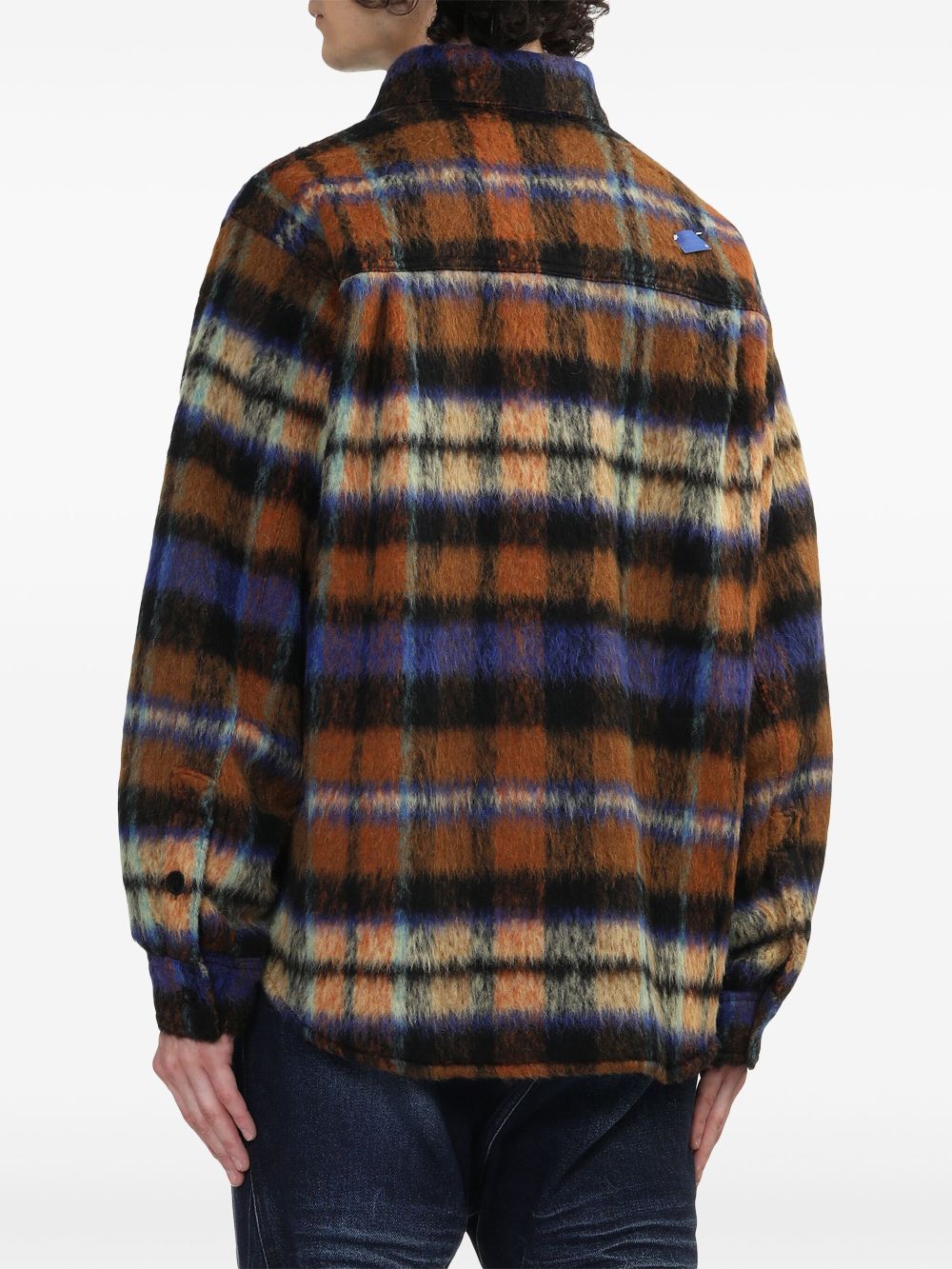 Ader Error check-pattern shirt