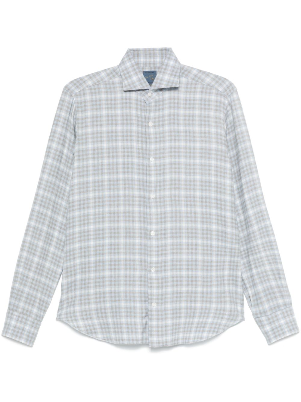 Barba  checked shirt