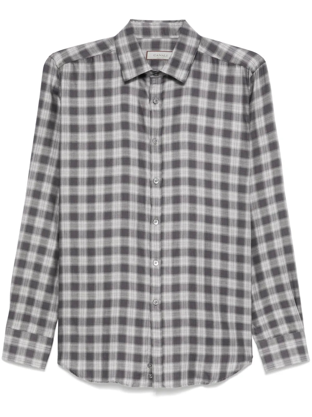 Canali  checked shirt
