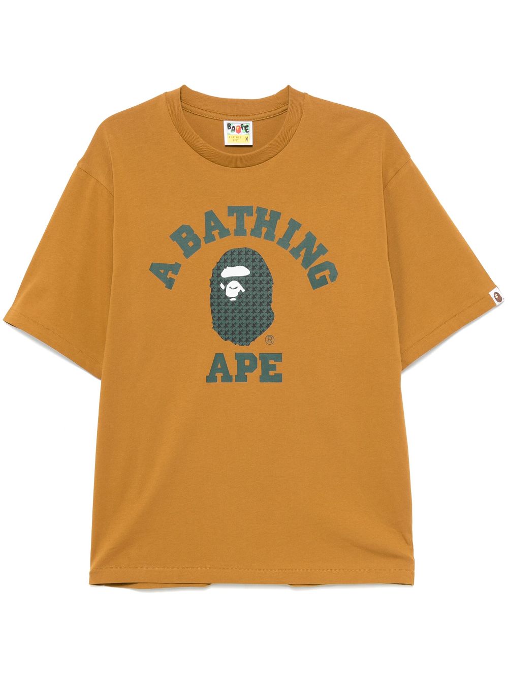 A BATHING APE®  STA houndstooth college T-shirt