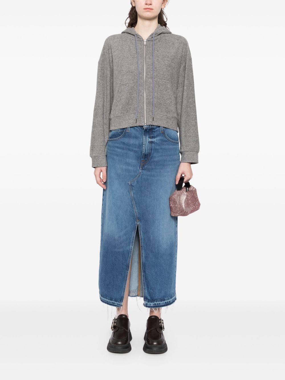 b+ab  zipped hoodie