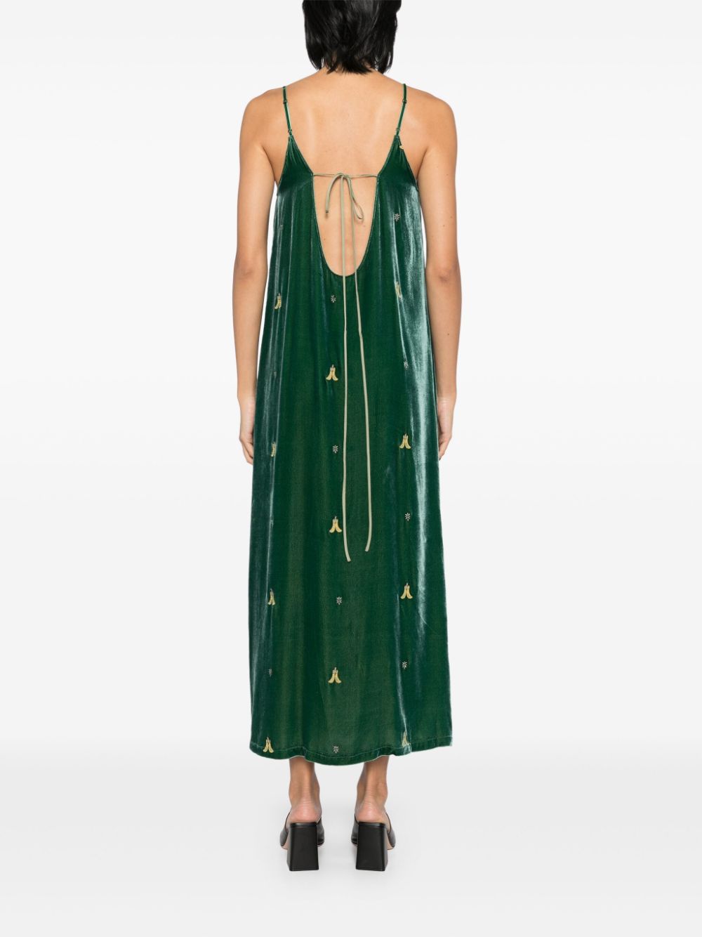YANGKEHAN  motif embroidery dress