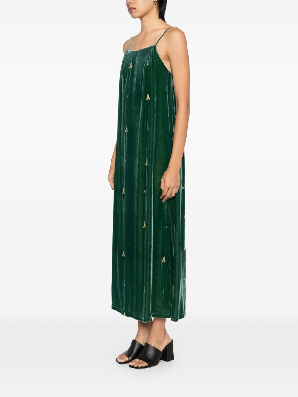 YANGKEHAN  motif embroidery dress