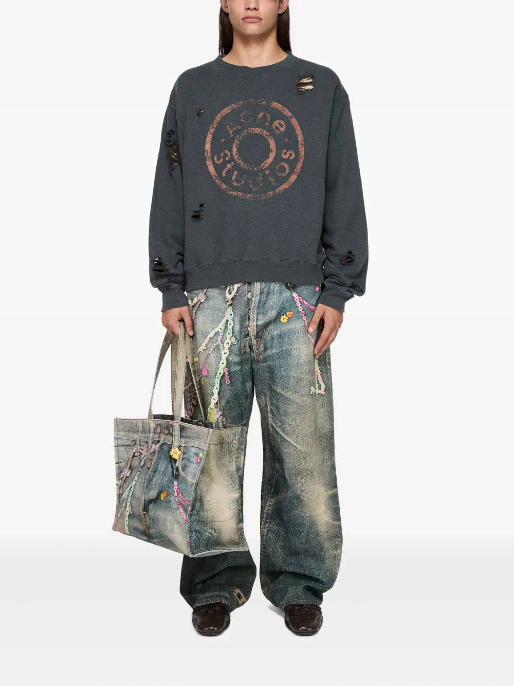 Acne Studios logo-print sweatshirt