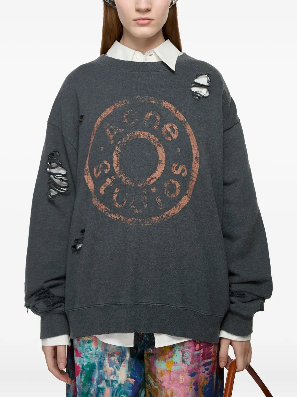Acne Studios logo-print sweatshirt